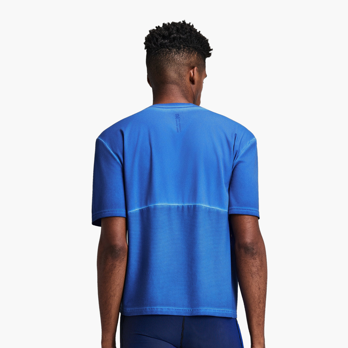 Men's FrioSoft Perforated Box Tee — on-body source 5 [MTPTP006FL26BHB.S]