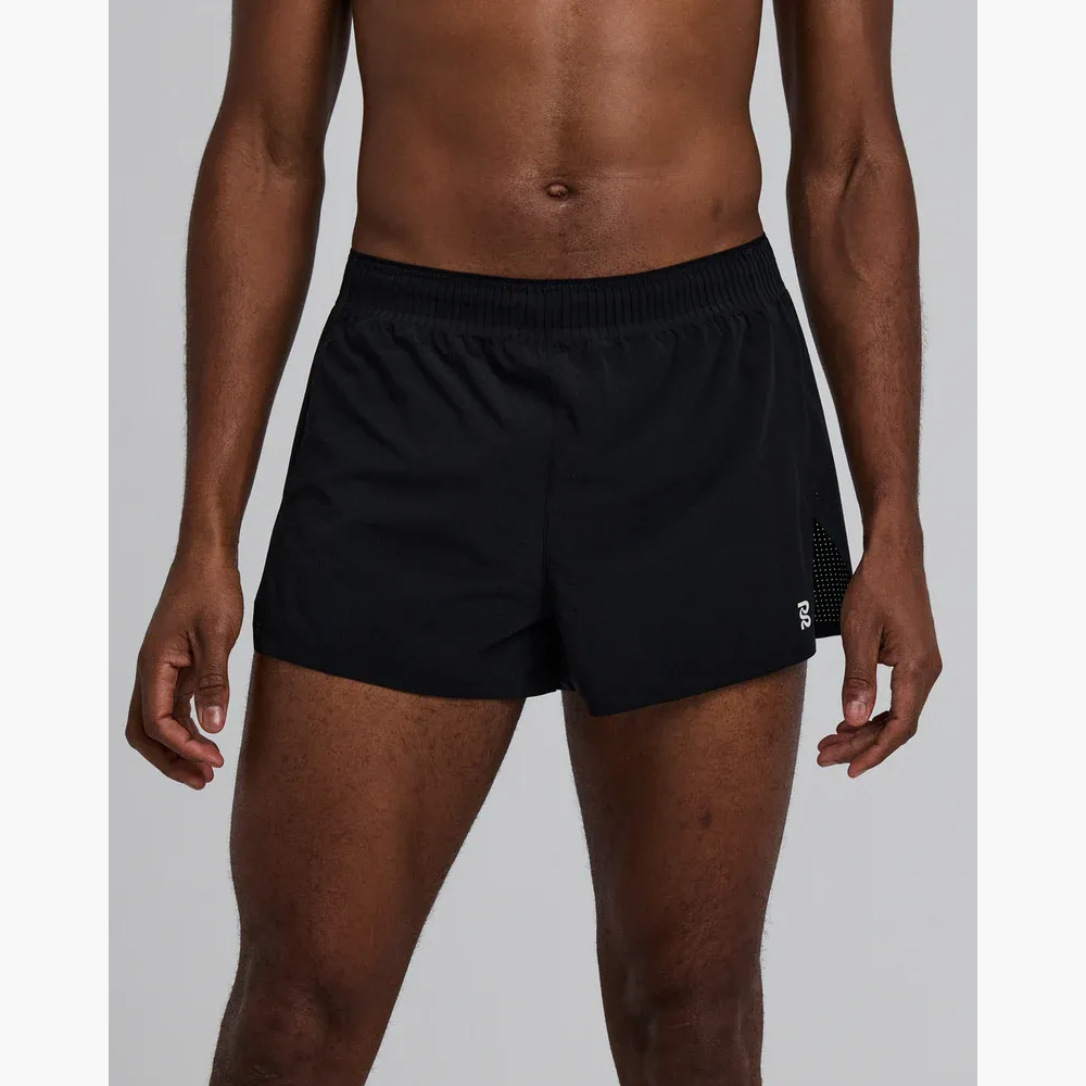 Men s Vento Next-Gen 3  Split Shorts in Black - 2
