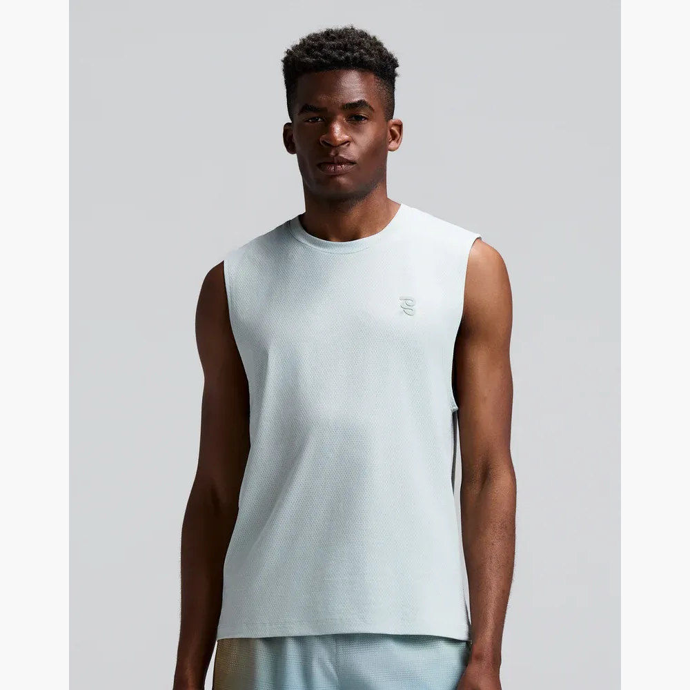 Men s Micromesh Run Tank in Mist - 2