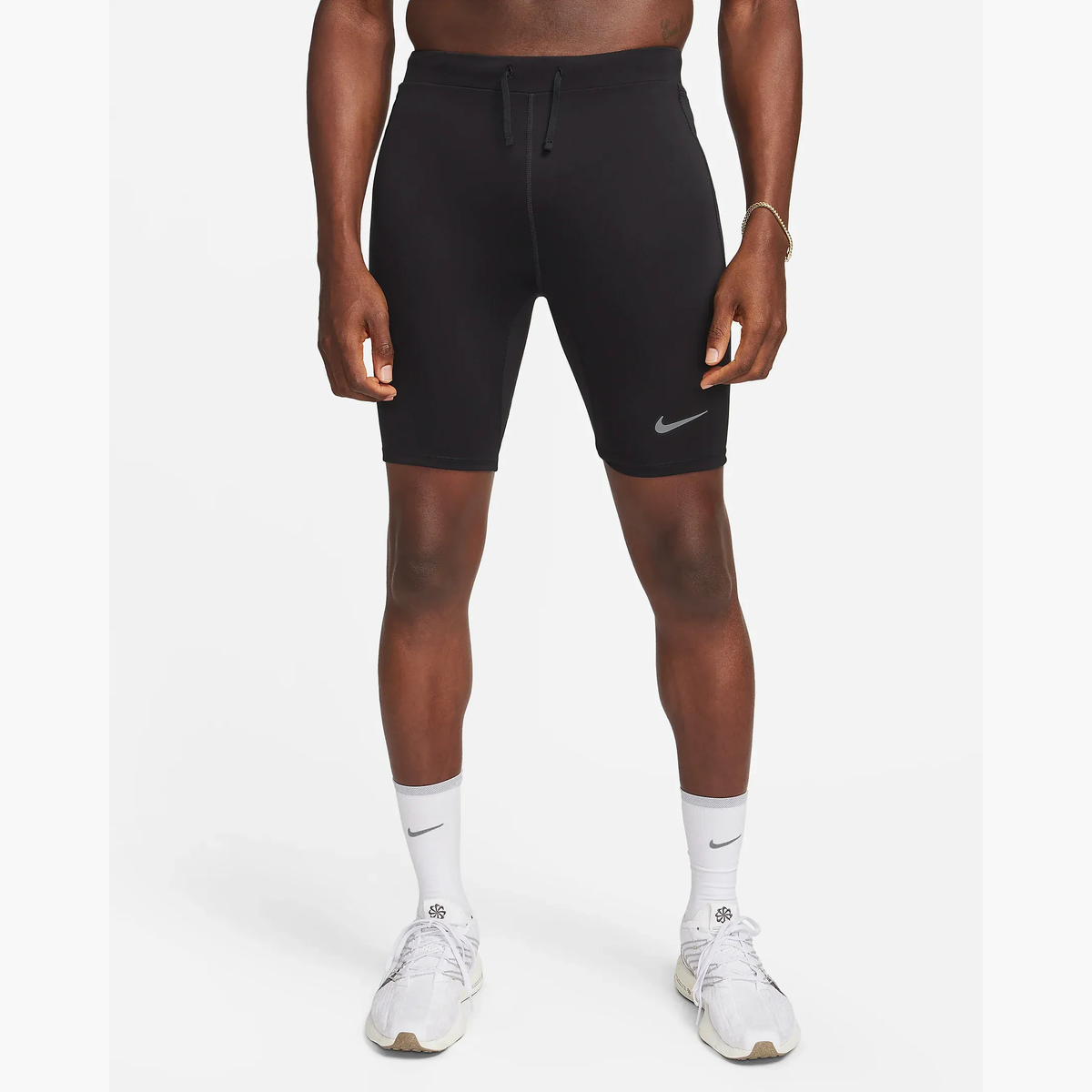 Men s Fast Half Tights in Black - 2