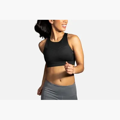 Drive 3 Pocket Run Bra in Black - 5