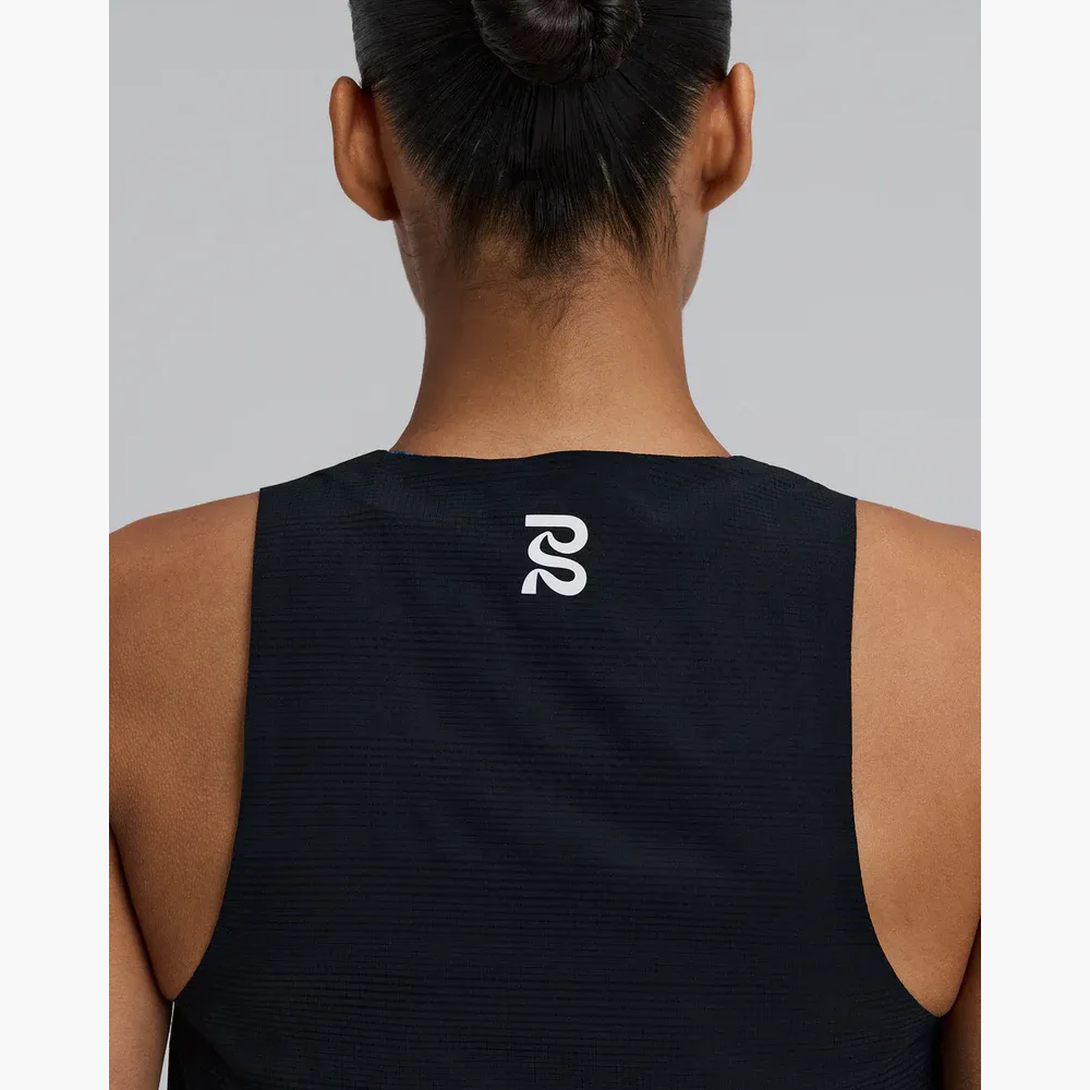 Women s CoolGrid Race Singlet in Black - 5
