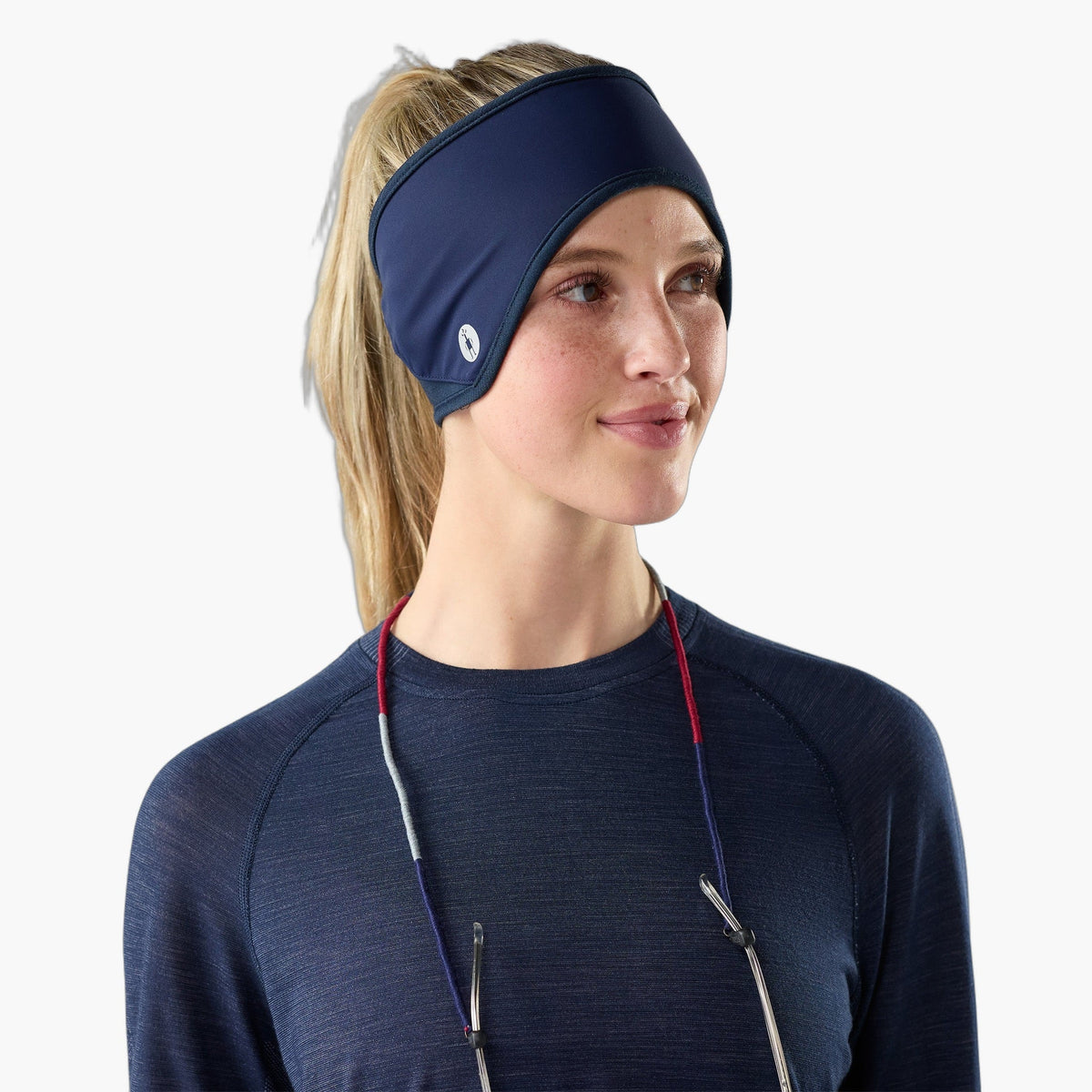 Active Fleece Wind Headband — on-body source 2 [SW003273-092]