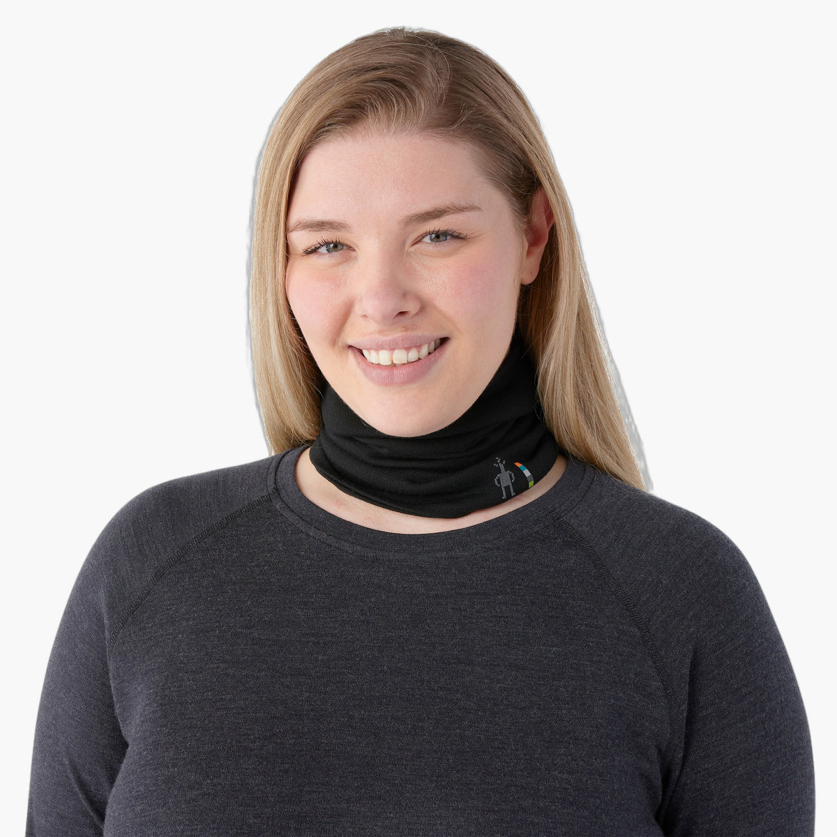 Thermal Merino Reversible Neck Gaiter — on-body source 3 [SW017071-001]
