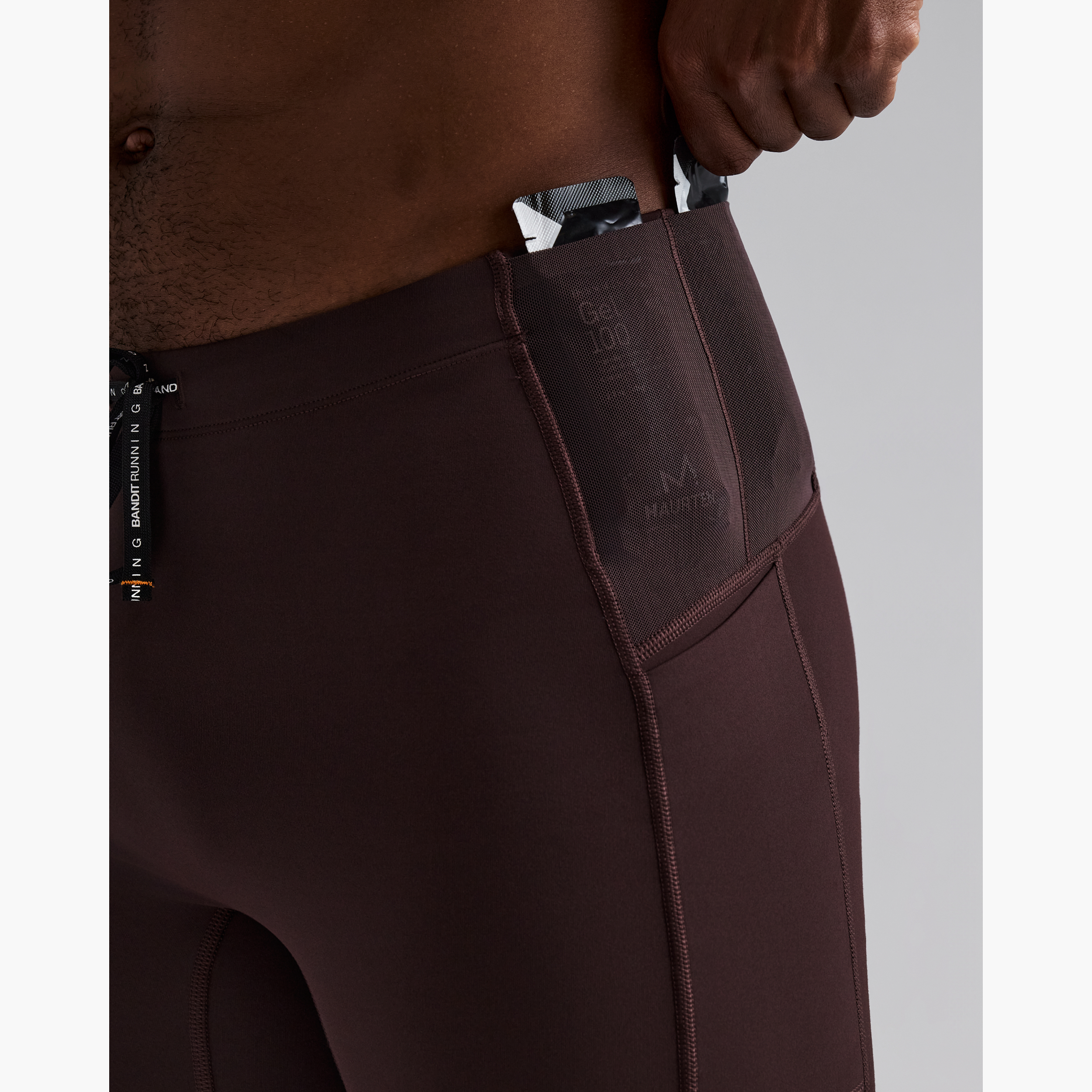 Men's Vanisher Half Tights — Espresso — image 4