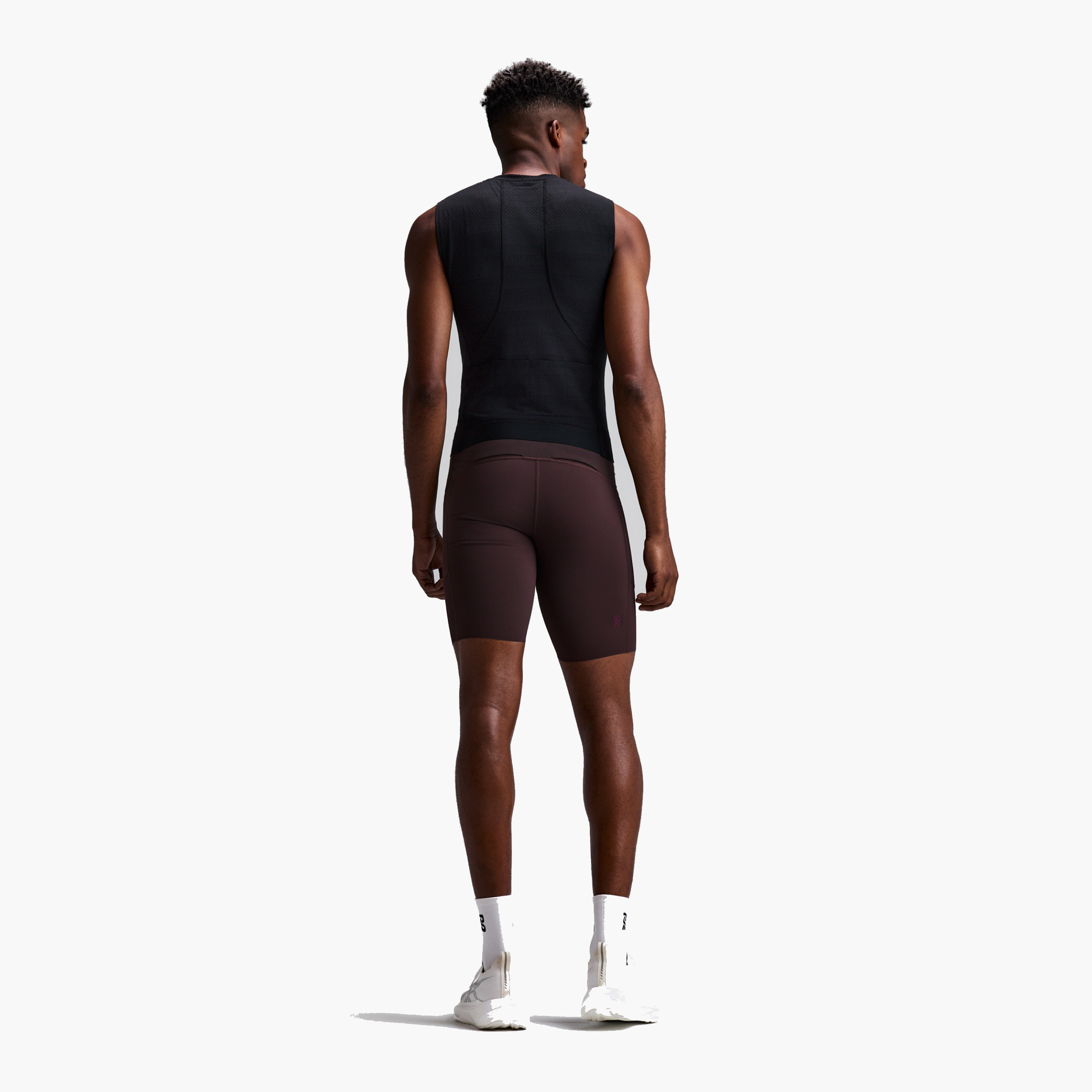 Men's Vanisher Half Tights — Espresso — image 6