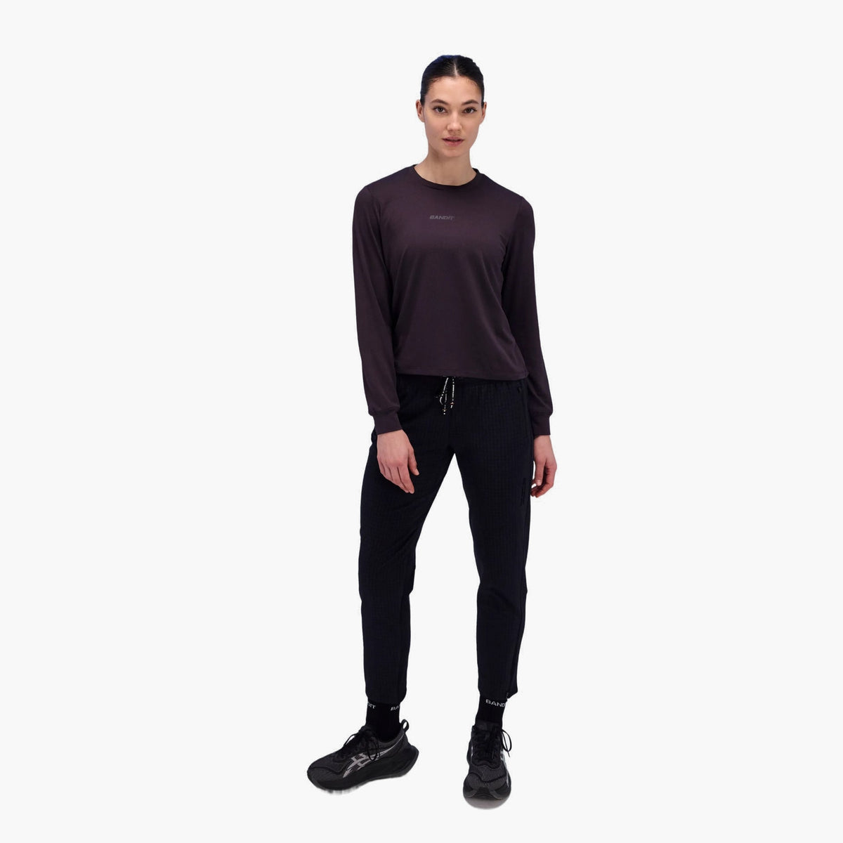 Women's Superwarm Run Pant — on-body source 8 [WBLGP003WI25BB.S]
